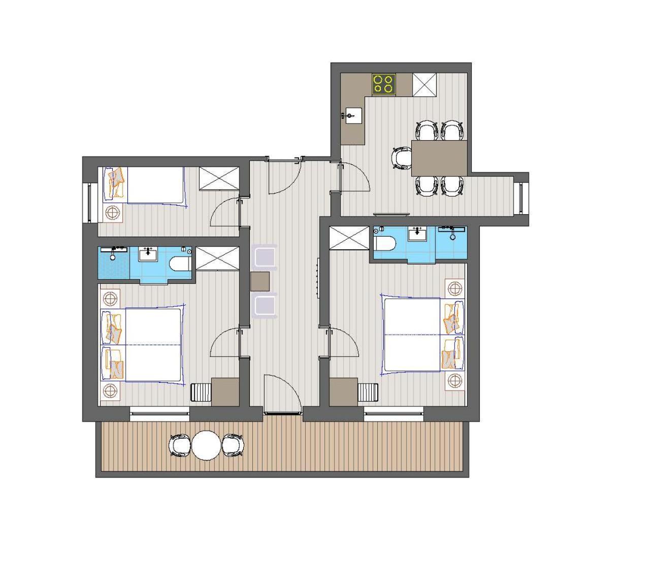 Appartements Pungg Fügen Exteriér fotografie